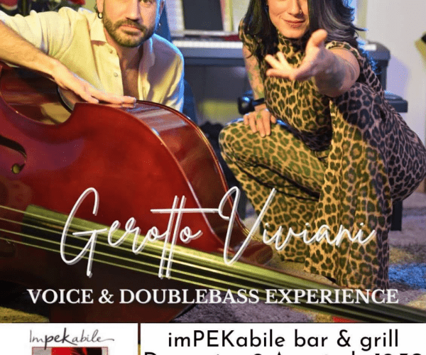 “Voice & Doublebass Experience”: domenica 9 agosto i Gerotto Viviani all’imPEKabile di Bussana