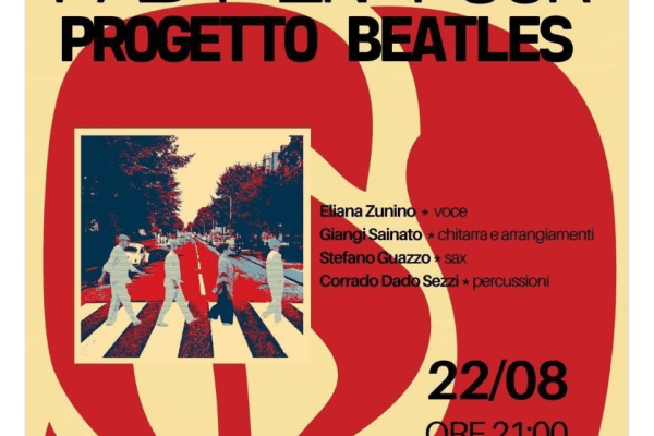 “Progetto Beatles” a Vezzi Portio: il 22 agosto la musica dei Fab Four al Campo Sportivo