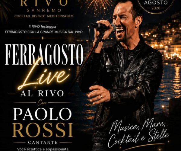 Musica, mare, cocktail e stelle: una notte indimenticabile per il Ferragosto del Rivo Sanremo