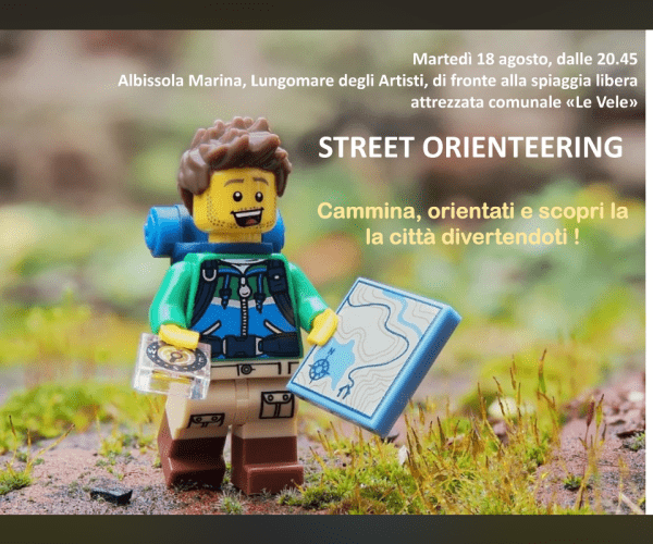“Street Orienteering” ad Albissola Marina: il 18 agosto un’avventura sul Lungomare degli Artisti