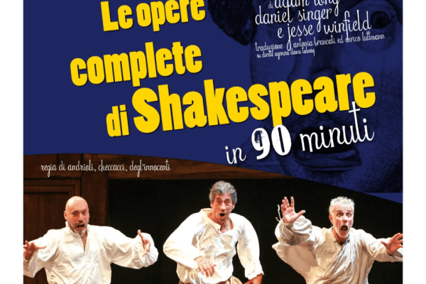 Una sfida a teatro: a Celle Ligure va in scena tutto Shakespeare in soli 90 minuti