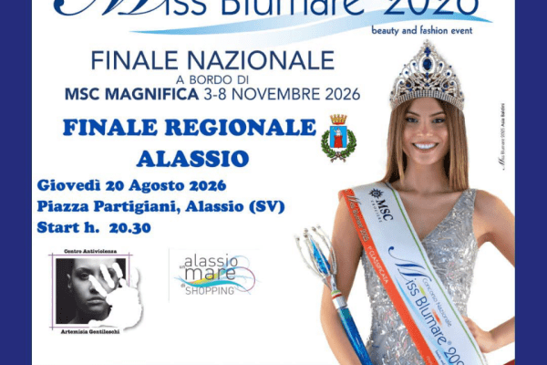 Alassio incorona la sua reginetta: in Piazza Partigiani la Finale Regionale di Miss Blumare 2026