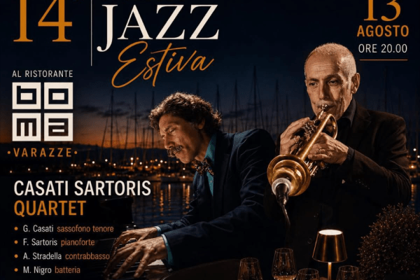 Cena e grande musica dal vivo a Varazze: torna la Rassegna Jazz Estiva al Boma