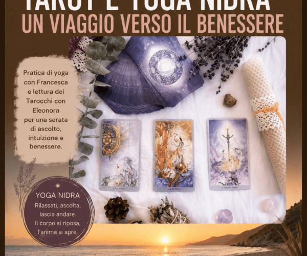 “Tarot e Yoga Nidra” ad Albisola Superiore: venerdì 28 agosto un viaggio verso il benessere in riva al mare