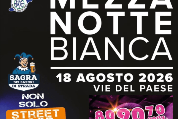 Molini di Triora si accende con la “Mezzanotte Bianca”: il 18 agosto appuntamento con la Sagra dei sapori di strada e lo show di Shary