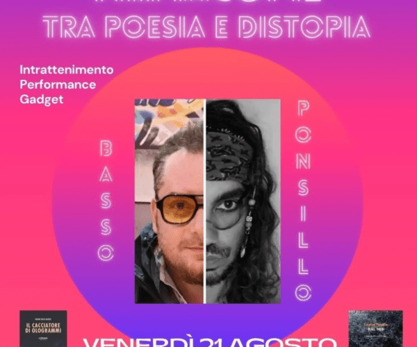 “Tra poesia e distopia”: a San Bartolomeo al Mare serata firmacopie con Francesco Basso e Cristian Ponsillo