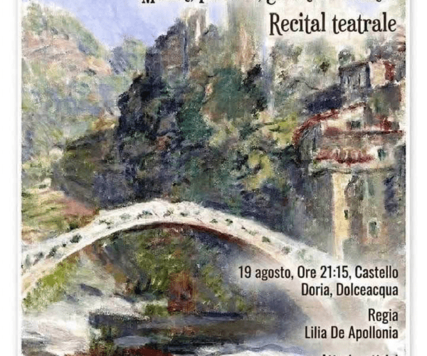 Teatro e pittura si incontrano a Dolceacqua: appuntamento con “Monet, Picasso, gli altri e le altre”