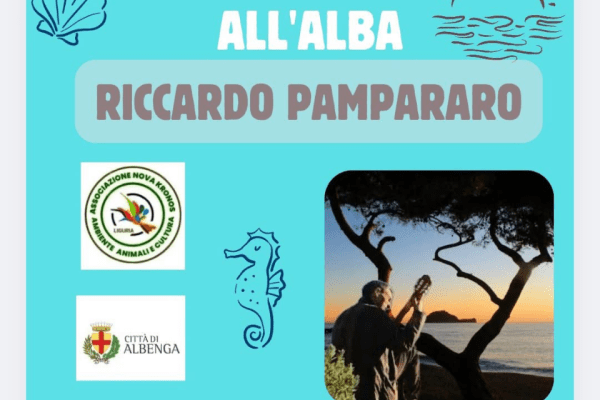 “Concerto all’alba” ad Albenga: il 23 agosto Riccardo Pampararo alla Rotonda Nuova Darsena