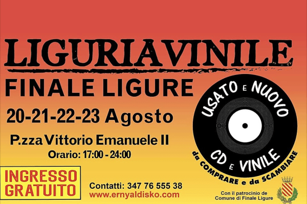 A Finale Ligure arriva “Liguriavinile”: quattro giorni dedicati alla Fiera del Disco