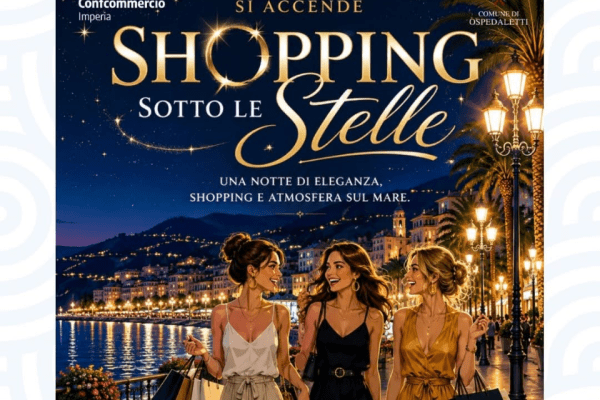 “Shopping sotto le stelle” a Ospedaletti: sabato 22 agosto una notte di acquisti ed eleganza sul mare  Titolo opzione 2: Negozi aperti, bancarelle e musica: Ospedaletti si ac