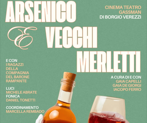 “Arsenico e vecchi merletti” al Cinema Teatro Gassman: a Borgio Verezzi il ritorno estivo della Compagnia del Barone Rampante
