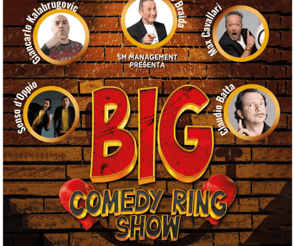 “Big Comedy Ring Show”: a Varazze una serata di risate con i grandi nomi del cabaret