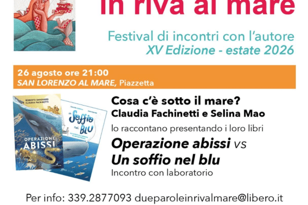 “Due parole in riva al mare”: a San Lorenzo al Mare un incontro per scoprire i segreti degli abissi