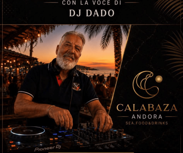 Musica e divertimento ad Andora: mercoledì 26 agosto l’esibizione di DJ Dado