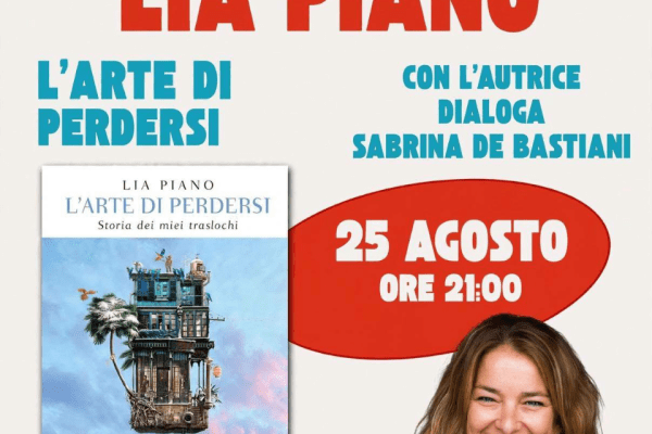 “Libri Sotto la Loggia”: Lia Piano presenta “L’arte di perdersi” a Noli