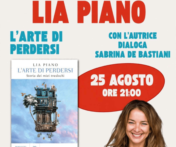 “Libri Sotto la Loggia”: Lia Piano presenta “L’arte di perdersi” a Noli