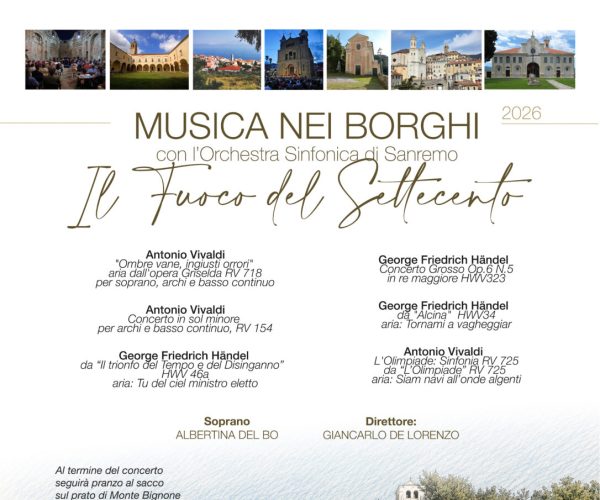Musica e pranzo sul prato: il 30 agosto l’Orchestra Sinfonica di Sanremo suona al Santuario di Monte Bignone