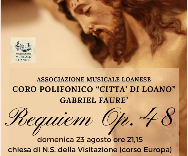 Il Coro Polifonico Città di Loano esegue il Requiem di Fauré: appuntamento domenica 23 agosto