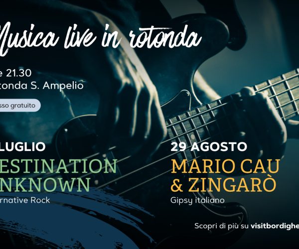 A Bordighera “Musica live in rotonda”: il 29 agosto appuntamento con il gipsy italiano di Mario Cau & Zingarò