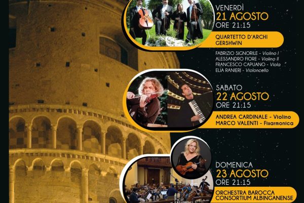 Una settimana di musica nel cuore di Albenga: da “Concertando tra i Leoni” all’Albenga Jazz Festival