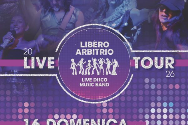 I Libero Arbitrio accendono Albenga: domenica 16 agosto la grande disco music in Piazza De André