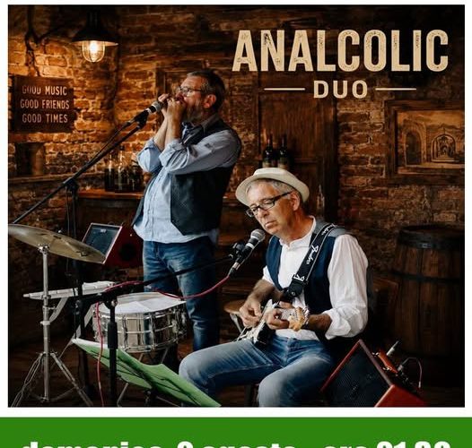 “Analcolic Duo” live a Noli: domenica 2 agosto musica dal vivo al Cenacolo dell’Artista