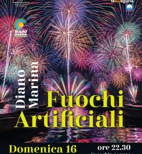 Magia sul mare nel Golfo Dianese: il 16 agosto grande spettacolo pirotecnico a Diano Marina
