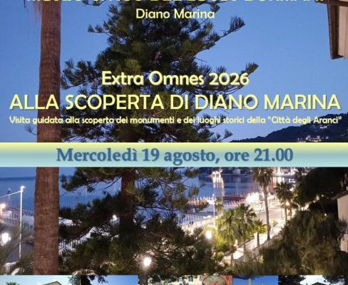 “Extra Omnes 2026”: una visita guidata serale per scoprire i segreti storici di Diano Marina