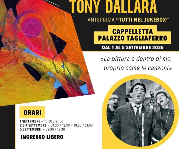 “La pittura è dentro di me”: ad Andora in mostra le opere astratte dell’indimenticato Tony Dallara