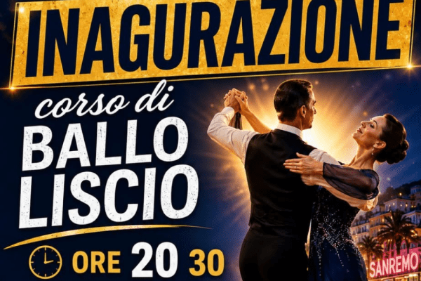 Al via i corsi di ballo a Sanremo: lunedì 7 settembre l’inaugurazione in Zona Foce