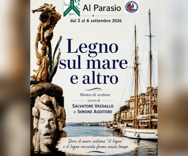 “Legno sul mare e altro”: al Parasio di Imperia la mostra di sculture per le Vele d’Epoca