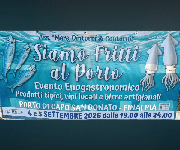 “Siamo Fritti al Porto”: il 4 e 5 settembre l’evento enogastronomico anima Finalpia (Finale Ligure)
