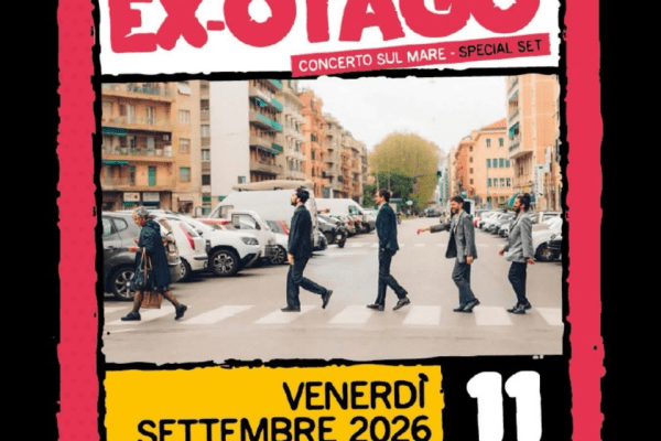 “A Cogoleto si balla!”: venerdì 11 settembre il grande concerto sul mare degli Ex-Otago
