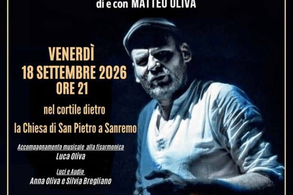 “Tunin da Müta si racconta”: a Sanremo lo spettacolo teatrale sulla mitica figura delle Alpi Liguri