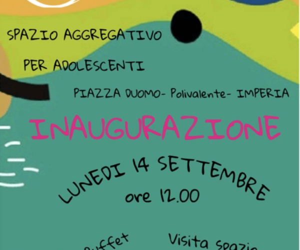Un nuovo punto di ritrovo per i giovani a Imperia: lunedì 14 settembre il taglio del nastro di “DesTEENazione”
