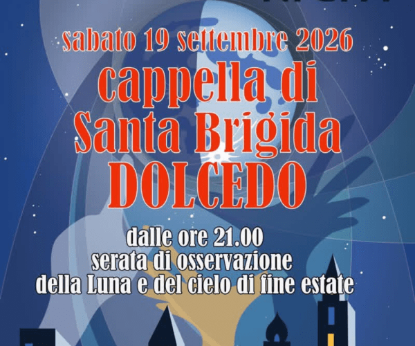Naso all’insù a Dolcedo: il 19 settembre torna l'”International Observe the Moon Night”