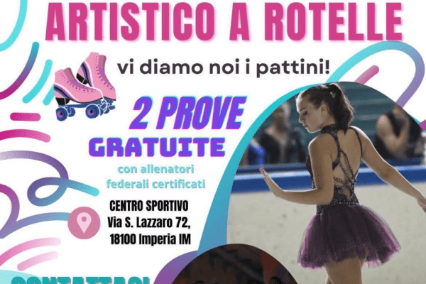 Corsi di pattinaggio artistico a rotelle a Imperia: al via le prove gratuite con allenatori federali