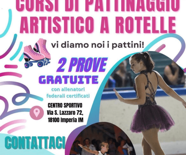 Corsi di pattinaggio artistico a rotelle a Imperia: al via le prove gratuite con allenatori federali