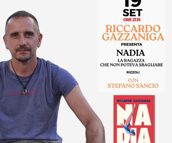 “Nadia. La ragazza che non poteva sbagliare”: Riccardo Gazzaniga presenta il suo libro a Finale Ligure