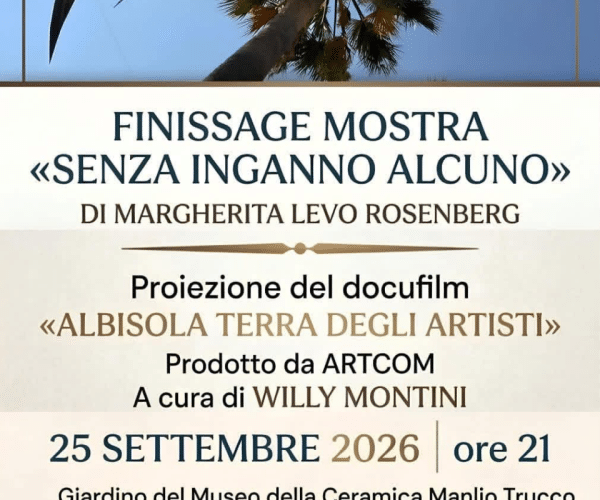 “Albisola terra degli artisti”: docufilm e incontro con Willy Montini al Museo della Ceramica Manlio Trucco