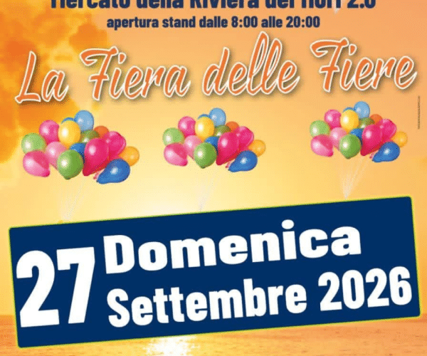 Torna lo shopping sul mare ad Arma di Taggia: domenica 27 settembre arriva “La Fiera delle Fiere”
