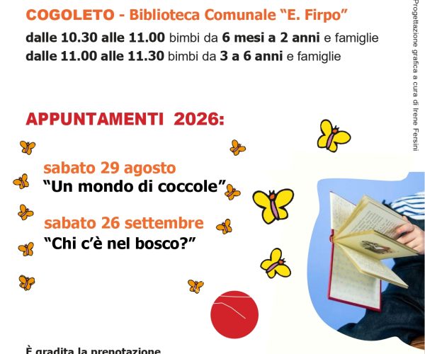 “Chi c’è nel bosco?”: a Cogoleto torna “Un sabato da favola in Biblioteca” per i più piccoli
