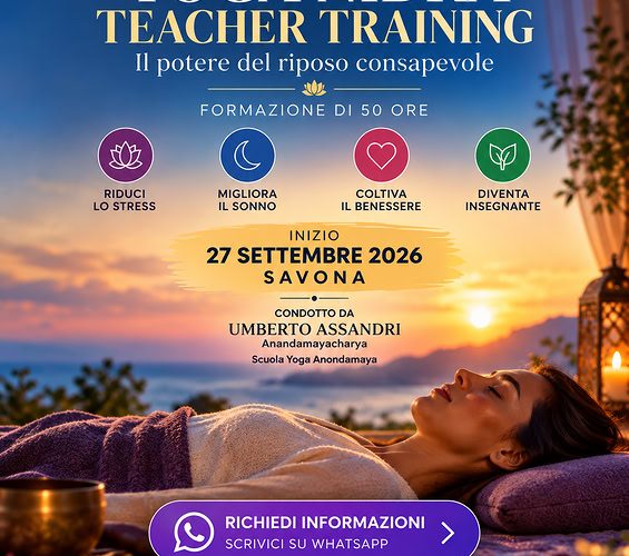 Yoga Nidra Teacher Training a Savona: al via il corso per scoprire il “potere del riposo consapevole”