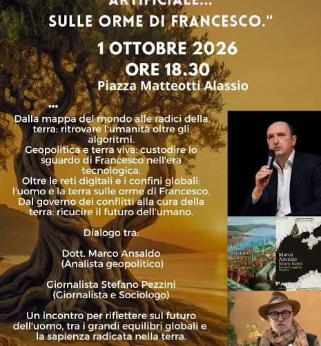 “Umani nell’era dell’Intelligenza Artificiale”: ad Alassio il summit con Marco Ansaldo e Stefano Pezzini