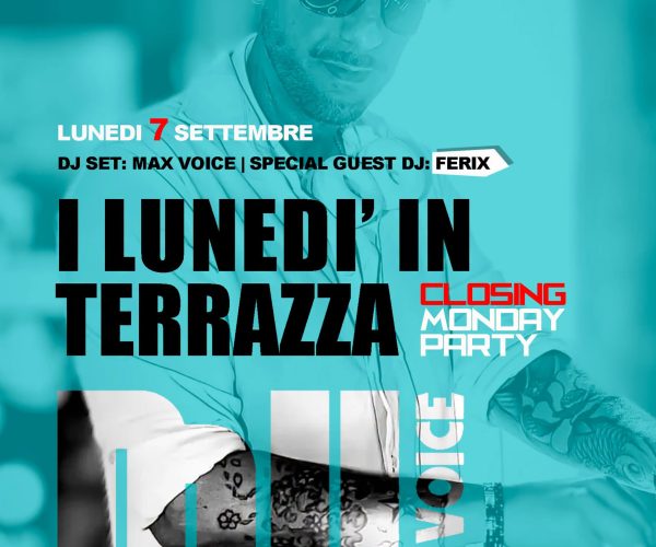 Gran finale per “I Lunedì in Terrazza”: il 7 settembre l’ultimo dj set della stagione a Cervo