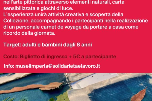 Arte, natura e luce al M.A.C.I. di Imperia: un pomeriggio creativo alla scoperta della Collezione Invernizzi