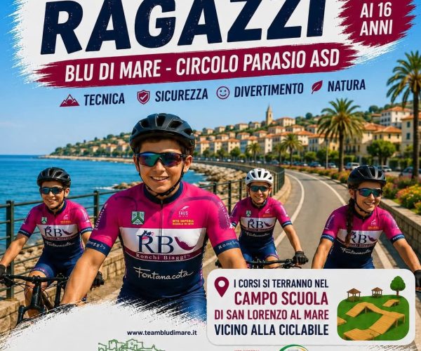 Mountain Bike per i più giovani: al via i corsi “Blu di Mare – Circolo Parasio” a San Lorenzo al Mare