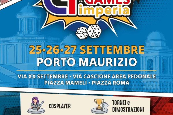 Torna il “Comics & Games” a Imperia: tre giorni di magia e divertimento a Porto Maurizio