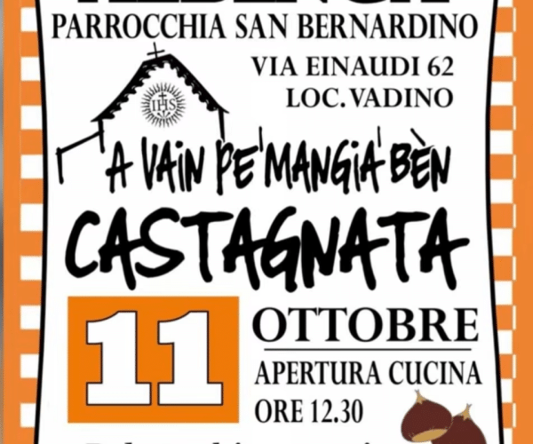 Tradizione e gusto ad Albenga: appuntamento l’11 ottobre con la Castagnata in via Einaudi