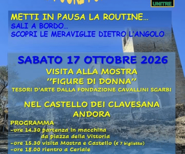 Da Ceriale ad Andora alla scoperta dei tesori d’arte: la gita con Pro Loco e Unitre